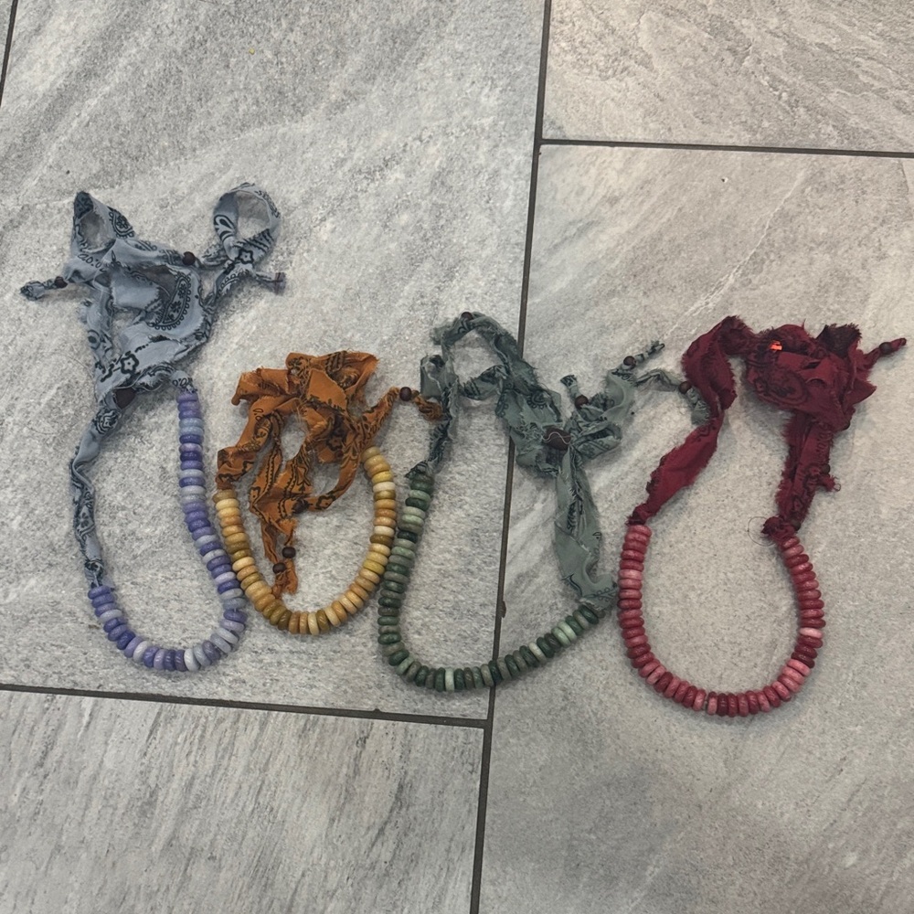 Colorful Beaded necklaces bundle